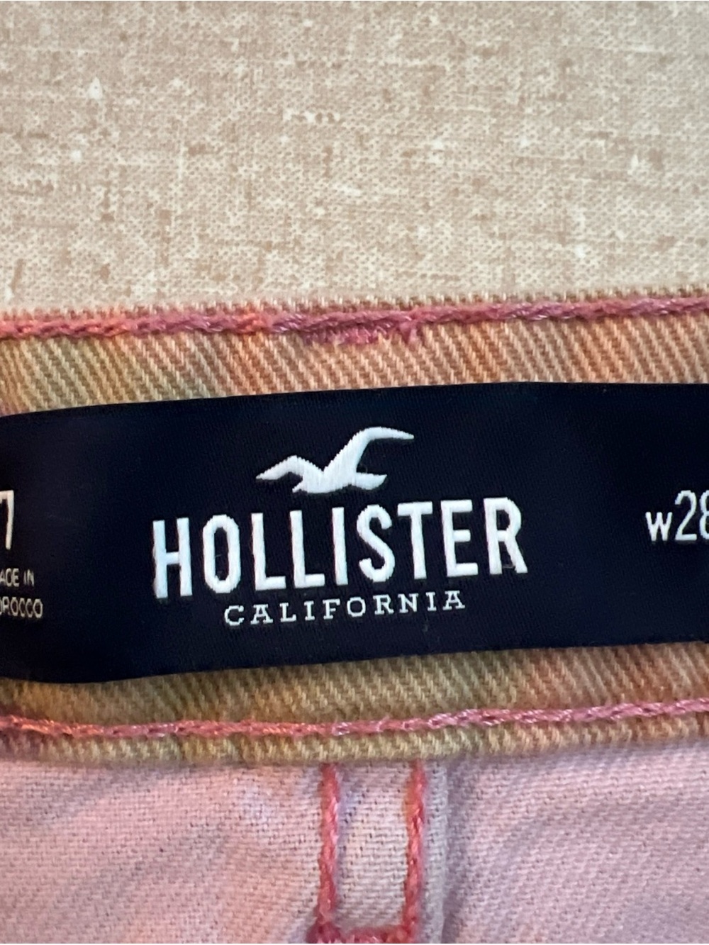 Hollister California Camouflage Cargo A-Line Skirt Button Pockets Sz 7 Waist 28 - Picture 4 of 7